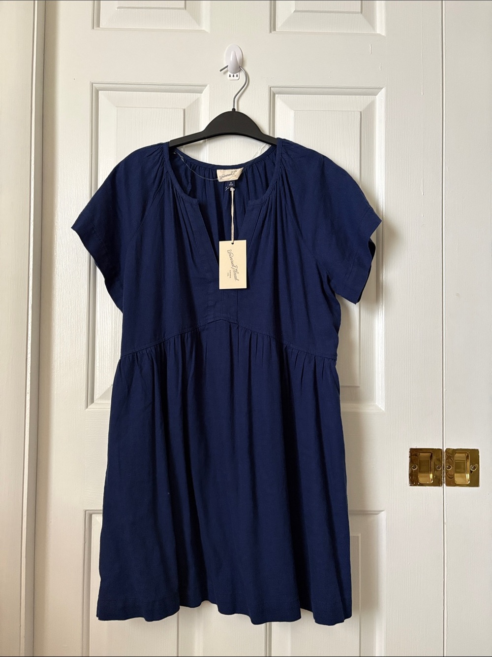 Universal Thread Navy Blue Short Sleeve Mini Dress